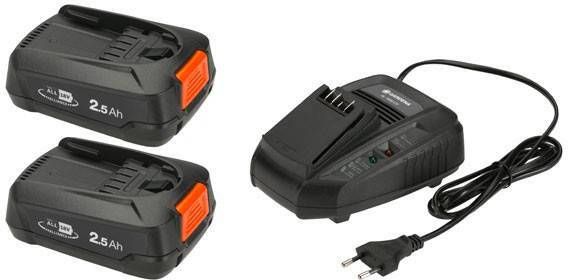 Gardena Startset P4a Qc+2x2.5ah Accu Accu Power For All