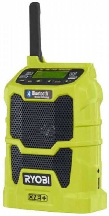 Ryobi R18R-0 18V Li-Ion Accu bouwradio body bluetooth werkt op accu