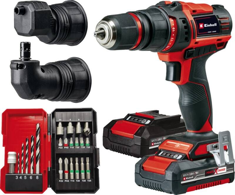 Einhell TE CD 18/45 3X Li +22 18V 2 x 2, 0Ah