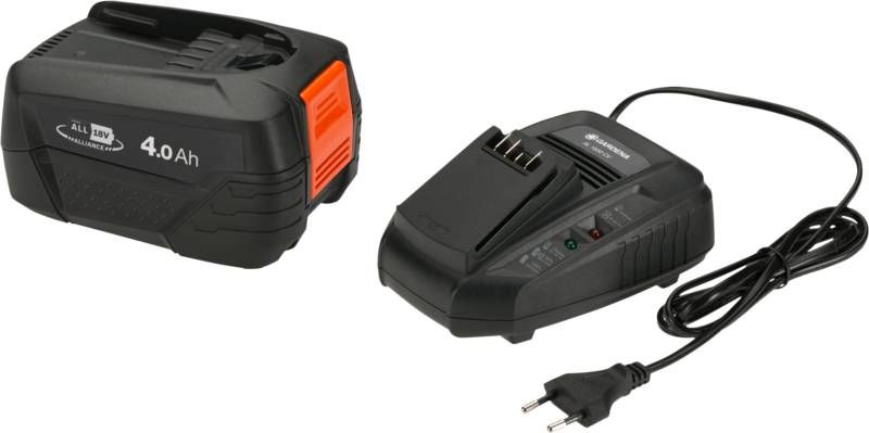 Gardena P4A QC 18V 4, 0 Ah accu + oplader