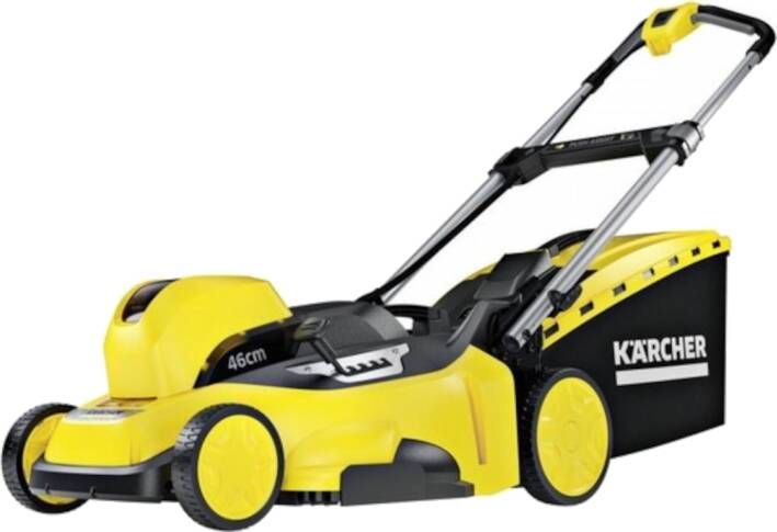 KÃ¤rcher Kärcher LMO 36 46 Battery Duwgrasmaaier Zwart, Geel Batterij/Accu