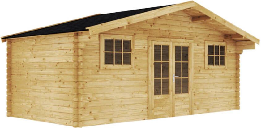 Duxwood | Tuinhuis Agelo | Dubbele Deur met 2 Ramen