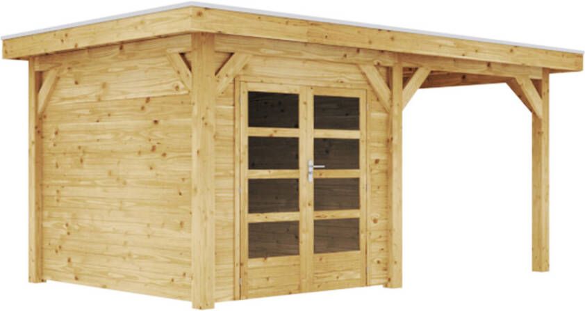 Duxwood | Tuinhuis Altdorf met Luifel 250 cm | Dubbele Deur