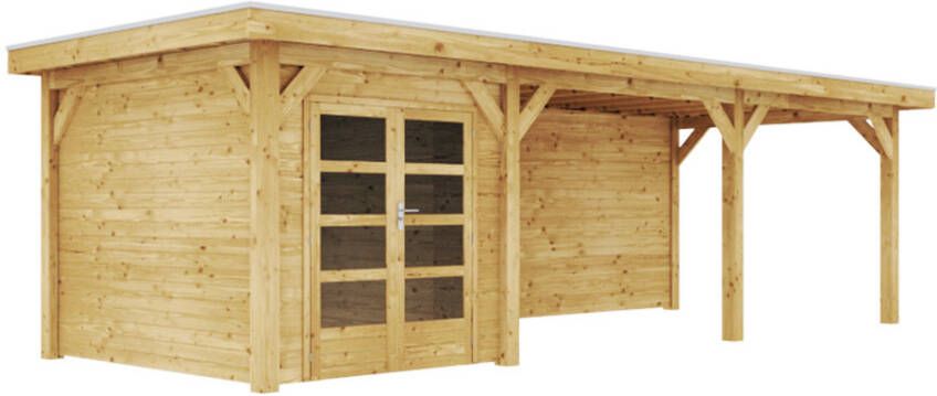 Duxwood | Tuinhuis Altdorf met Luifel 600 cm | Dubbele Deur