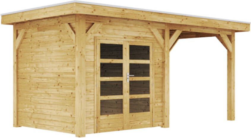 Duxwood | Tuinhuis Davos met Luifel 250 cm | Dubbele Deur