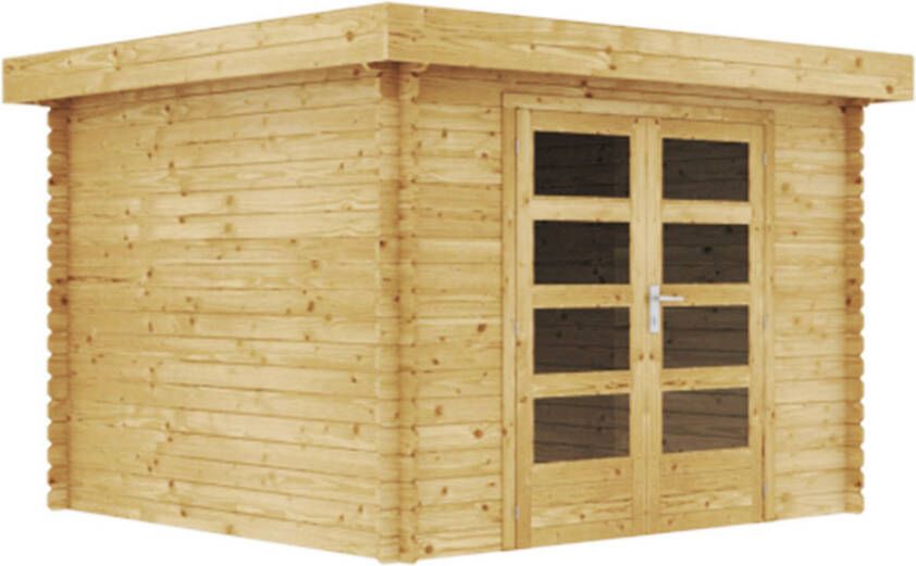 Duxwood | Tuinhuis Dornbach 28 mm | Dubbele Deur