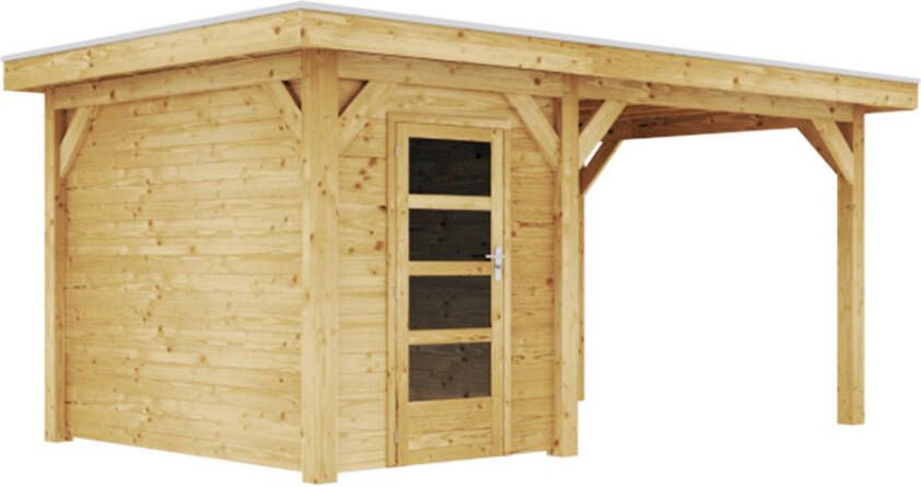 Duxwood | Tuinhuis Genève met Luifel 300 cm | Enkele Deur