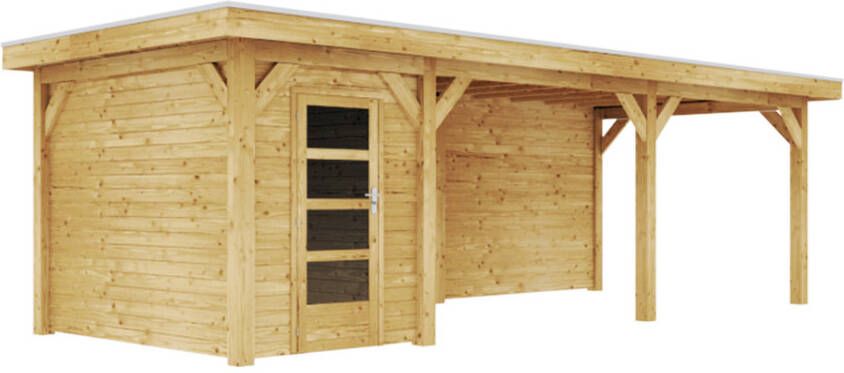 Duxwood | Tuinhuis Genève met Luifel 600 cm | Enkele Deur