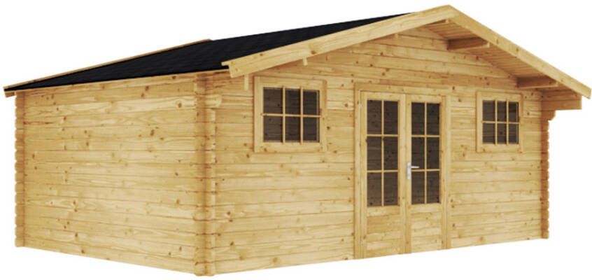 Duxwood | Tuinhuis Gerner | Dubbele Deur met 2 Ramen