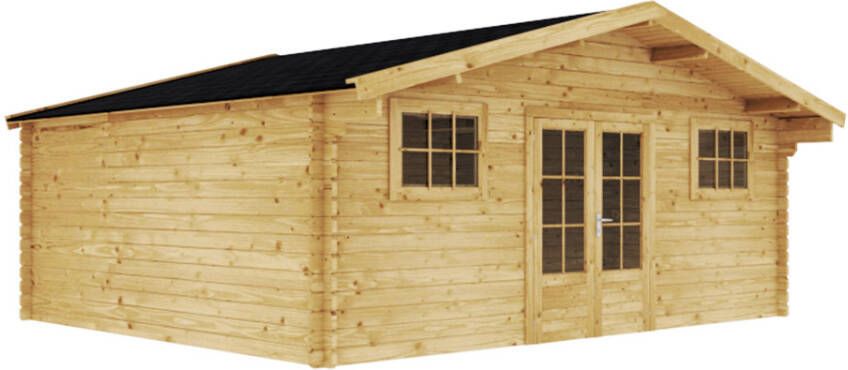 Duxwood | Tuinhuis Hees | Dubbele Deur met 2 Ramen