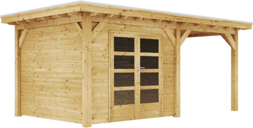 Duxwood | Tuinhuis Zurich met Luifel 250 cm | Dubbele Deur