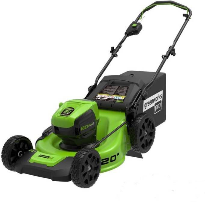 Greenworks GD60LM46SP 60V Li Ion Accu Grasmaaier Body 55L 46cm