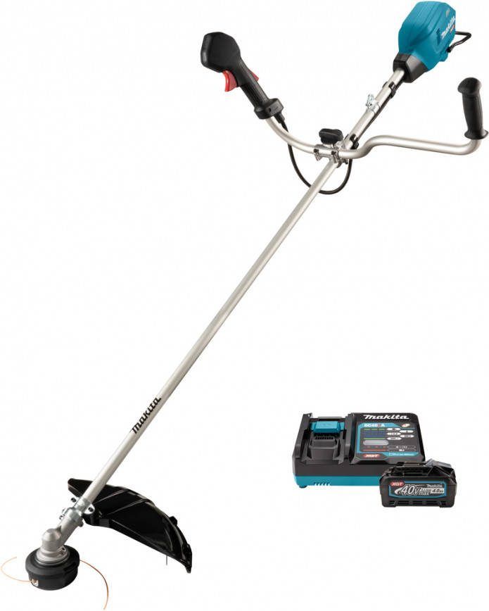Makita UR006GM101 40V Max Li Ion Accu Bosmaaier Set(1x 4, 0Ah) U greep Koolborstelloos