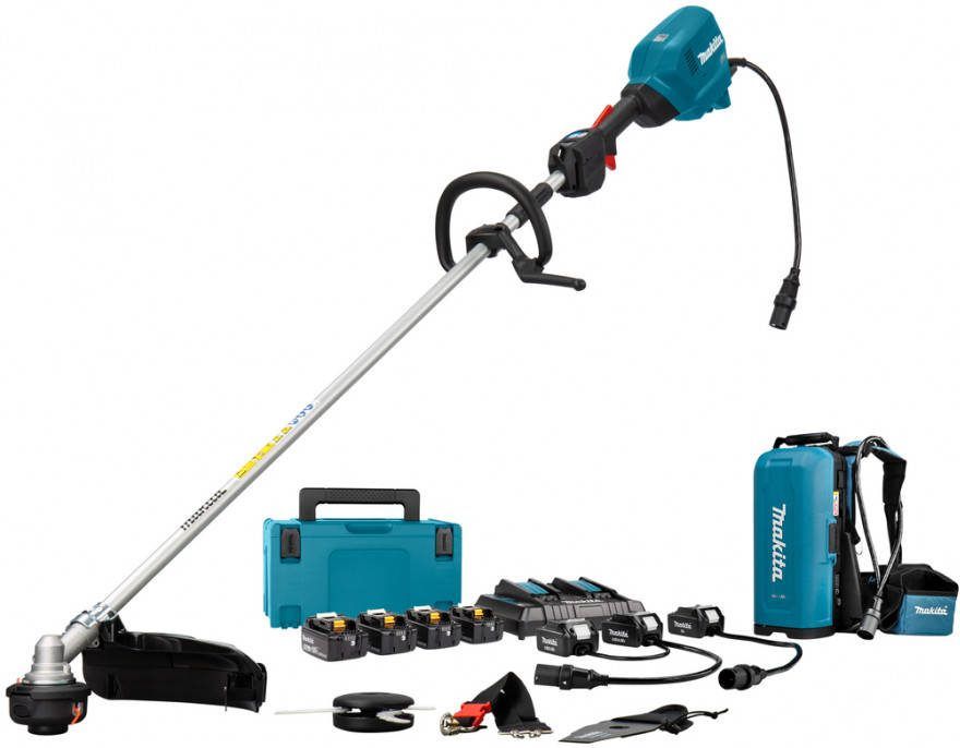 Makita UR201CPT4J 36V accu bosmaaier set(4x 5, 0Ah)incl. PDC01 D greep