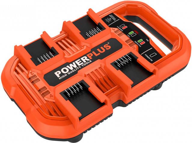 Powerplus POWDP9055 Multi oplader Voor 20V En 2x20V Dual Power Accu's 2.5A