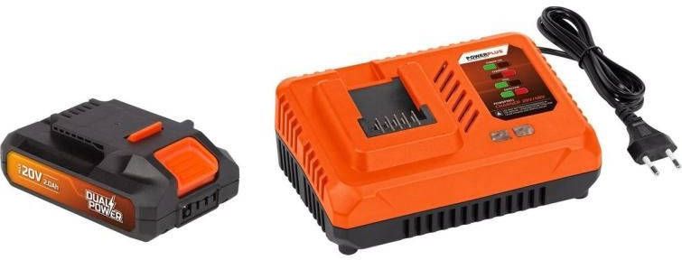 Powerplus POWDP9062 20V Li Ion Accu incl. lader 2.0Ah
