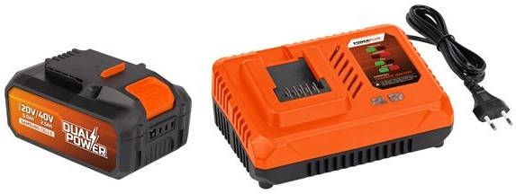 Powerplus POWDP9064 2x20V Li Ion Accu Incl. Oplader 5.0/2.5Ah