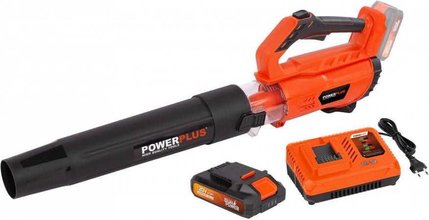 Powerplus POWDPGSET36 20V Accu Bladblazer Set(1x 2.0Ah) 145 Km/h