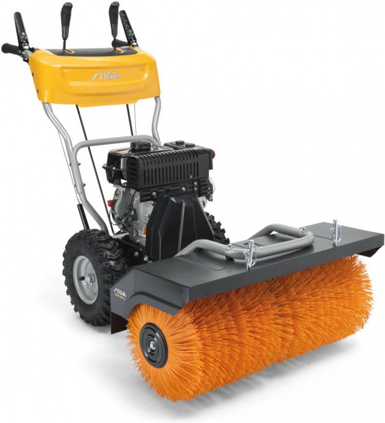 Stiga SWS 800 G Benzine Veegmachine 212cc 4, 4kW 4 takt 80cm Ø34, 5cm