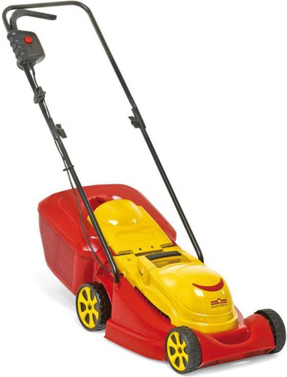 Wolf Garten Elektromaaier S3200e Grasmaaier 32 cm 30 l Rood Geel 1000 Watt