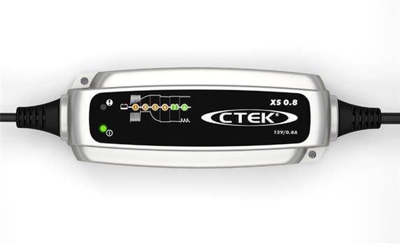 Acculader XS 0.8 EU geschikt voor 12V accu's zwart