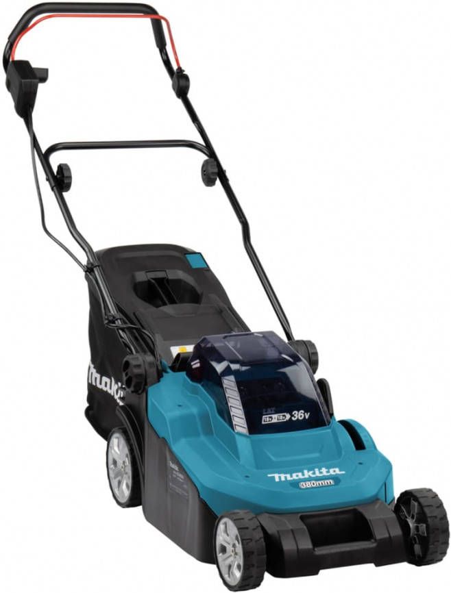 Makita Accugrasmaaier 36 V blauw en zwart
