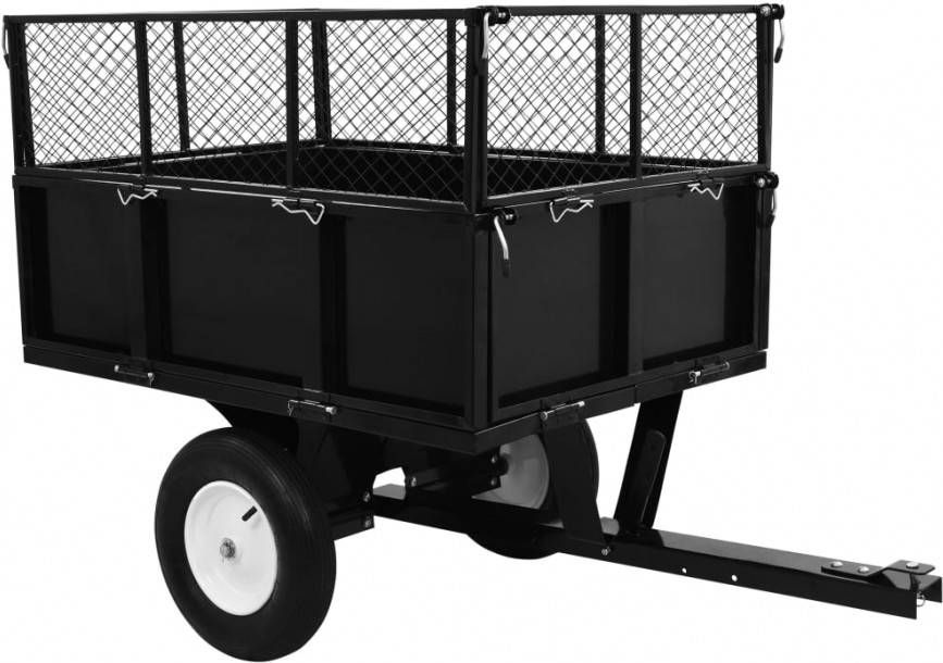 VIDAXL Kiepwagen voor zitmaaiers 300 kg online kopen