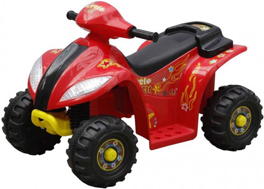 VIDAXL Kinder Quad elektrisch 6 volt rood