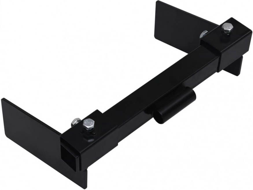 VIDAXL Sneeuwploegadapter voor gazonmaaier zwart